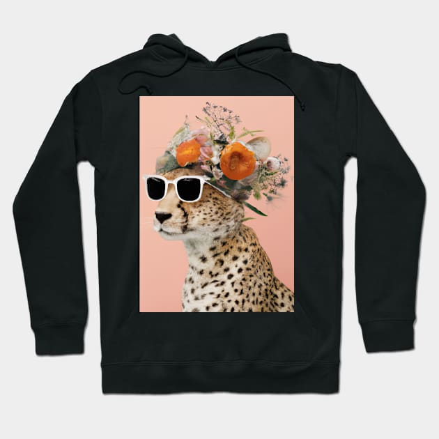 Flower Fashion Lion Hoodie by maxcode